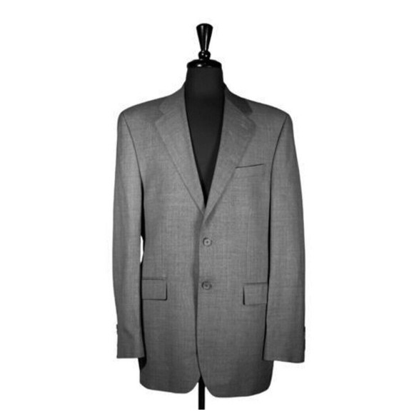 Chaps | Suits & Blazers | Chaps Ralph Lauren Mens Blazer Gray Wool ...